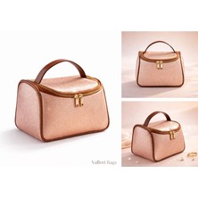Valleri Bag Simli Makyaj Çantası