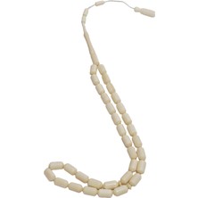 Hasyılmaz Kesme Fildişi Tesbih 12,45 Gram - Koleksiyonluk Fil Dişi Tespih (F028)