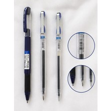 Dong-A My-Gel Iğne Uçlu Jel Kalem 3 ' Lü Set Mavi ( 1 Adet 1. mm + 1 Adet 0,7 mm + 1 Adet 0.5 mm )
