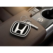 Scay Honda Logolu 3D Tasarım Anahtarlık - Honeycomb Desenli