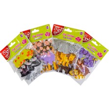  bu-bu 3d eva sticker oynar gözlü karışık hayvanlar bubu-sts023