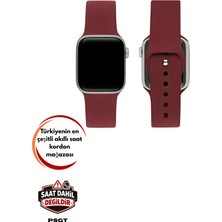 PSGT Akıllı Saat Kor Uyumlu Seri: 1/2/3/4/5/6/se/7/8/9 (38-40-41MM) ve Seri 10-11 (42MM) Silikon Kordon