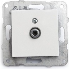 Viko Karre Beyaz Uydu Priz Sonlu