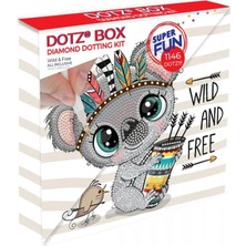 Dıamond Dotz DBX.026 Dotz Box Wıld & Free 22X22 cm Boncuk Tablo Kiti