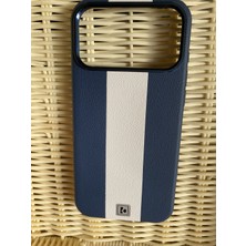 Husta Aksesuar iPhone 17 Pro Max Magsafe Uyumlu 15W Hızlı Şarj Destekli Kamera Korumalı Şık Sportif Deri Kılıf