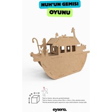 Eysera Ahşap Nuh'un Gemisi Çocuk Aktivite & Hobi Oyuncak, Montessori Eğitici Set