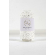 Pullu Ip 50 Gramlık Bobinlerinde 160 Metre Uzunluk Pul Boyutu: 3mm+6mm