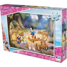 ks games puzzle 50 parça princess 709