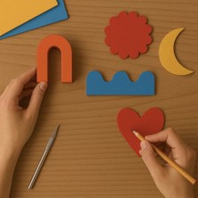 KİKA Renkli Mukavva 25X35 10 Adet  Karışık