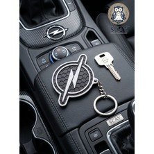 Scay Opel Logolu 3D Tasarım Anahtarlık - Honeycomb Desenli