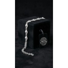Roza Silver 925 Ayar Geleneksel Telkari El Işi Midyat Bereket Serisi Kişniş Gümüş Bileklik