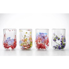 Livenda Çift Camlı Çiçekli Bardak LIV470