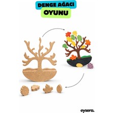 Eysera Ahşap Denge Ağacı Oyunu – Çocuk Boyama Aktivite & Hobi Oyuncak, Montessori Eğitici Set