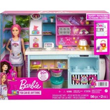 Barbie Oyuncak Barbienin Pasta Dükkanı Oyun Seti