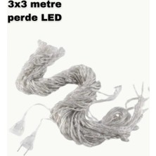 MiraLive 3x3 LED Işık Perdesi Şelale Model Iç Dış Mekân Dekorasyonu