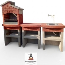 Barbekü Gross 70 Lik Hazır Beton Barbekü Lavabolu Masalı