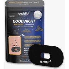 Gudslip® Ağız Bandı - 30 Adet Ağız Bandı - Burundan Solunumu Destekleyen, Horlamayı Azaltan ve Uyku Kalitesini Iyileştiren Hipoalerjenik Yapıştırıcı - Gece Kullanımı Için Rahat ve Güvenli