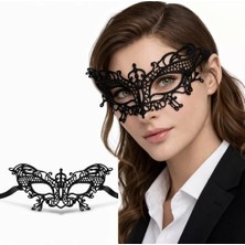 Venüs Shopping Siyah Dantel Venedik Maskesi Kadın – Parti Balo Maskesi 2 No