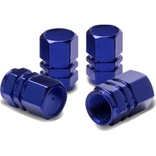 TKÇ Ieg™ Alüminyum Altıgen Sibop Kapağı 4'lü Mavi