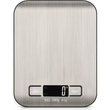 Edenza Dijital Mutfak Terazisi 10 kg Kapasiteli Hassas Tartı 1 gr Hassasiyet LCD Ekran (Pil Hediyeli)