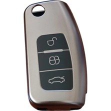 TKÇ Ieg™ Ford Focus/fiesta/mondeo/cmax/couruer Anahtar Uyumlu Silikon Oto Anahtar Kumanda Kabı Kıl