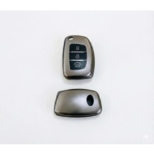 TKÇ Ieg™ Hyundai Accent Blue I20 - I30 - İX35 Uyumlu Smart 3 Buton Silikon Oto Anahtar Kumanda