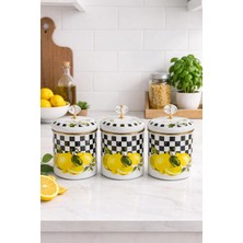 Pr Home Lemon Emaye Baharatlık Seti 14 cm