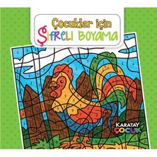 Karatay Yayınları 4E Boyama Kitabı Çocuklar İçin Şifreli Mandala Karatay 153-00-0197