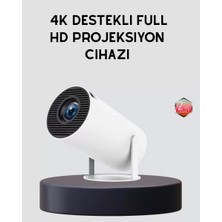 MiraLive Ev Sineması Projeksiyon Cihazı – 160 Ansı Lümen, 4K Uyumlu ve Kablosuz Görüntü Aktarımı