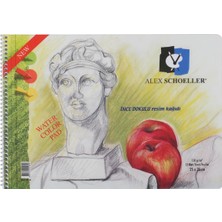 Alex Schoeller Resim Defteri Spiralli 15 Yaprak 25X35 120GR
