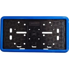TKÇ Ieg™ Çerçeveli Dikdörtgen Plakalık Plaka Altlığı Mavi 26X17CM 1 Adet
