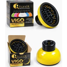 Egesir Profesyonel Egesir Dalgalandırıcı Vigo Başlık Difüzör Saç Kurutma Fön Makinesi Başlığı Profesyonel(Sarı)