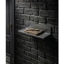 Portatif Duvar Rafı| Paslanmaz Çelik Raf| Metal Kitaplık| Modern Duvar Rafı