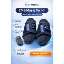 Ems Ayak Masaj Terliği - 7 Mod 15 Kademe - Rahatlatıcı Masaj Aleti