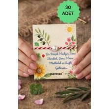 NF ND ENEFENDİ 30 Adet Inci Boncuklu Marteniçka Kartlı Şans Hediye Bileklik