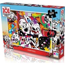  ks games puzzle 100 parça 101 dalmatian 714