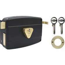 MiraLive Yuma YM-600 Kilit Yuma Tirajlı Kilit Oval Karşılıksız Siyah