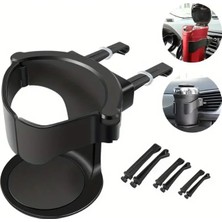 TKÇ Ieg™ Araç Içi Havalandırma Izgarası Şişe ve Bardak Tutucu Siyah ONP820