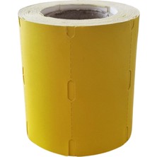 RULORULO 80X38 Termal Karton Raf Etiketi Sarı Renk 500 Sarım