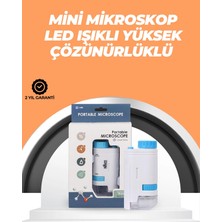 MiraLive Portatif El Mikroskop – LED Işıklı, Aynı Anda Net Odaklama