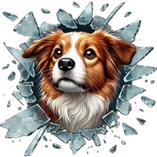 MiraLive Fulcar Australian Shepherd Araç Stickerı