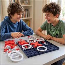 Arcanium Katmanlı Xox Strateji Oyunu - Üç Boyutlu Interaktif Aile ve Çocuk Zeka Oyunu - 100 Parça