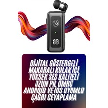 MiraLive Makaralı Bluetooth Kulaklık Telefon Uyumlu Makaralı Tf Kart Girişli Güç Göstergeli