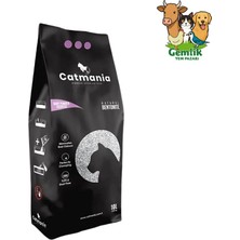 Catmania Bebek Pudrası Kokulu Renkli Tanecikli Topaklanan Kedi Kumu 10 Lt