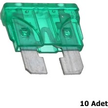 TKÇ Ieg™ Standart Bıçak Sigorta 10'lu 30 Amper Yeşil