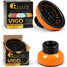 Egesir Profesyonel Egesir Dalgalandırıcı Vigo Başlık Difüzör Saç Kurutma Fön Makinesi Başlığı Profesyonel (Turuncu)