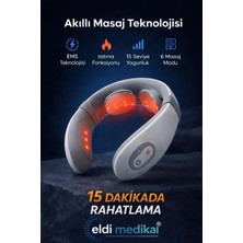 Eldi Akıllı Boyun Masaj Aleti - 6 Modlu Isıtmalı Wellness Teknolojisi
