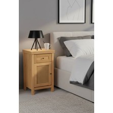 Şafak Mobilya Altea Rattan Detaylı Masif Komodin