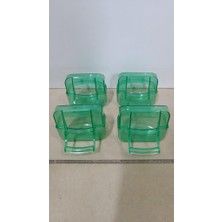 Netx 4 Adet Yeşil Lüks Muhabbet Yemlik Kristal