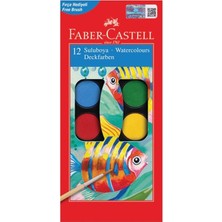 Faber-Castell 12 Renkli Sulu Boya Seti Okul ve Resim Çalışmaları İçin Uygun